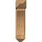 Ekena Millwork Thorton Arts and Crafts Rough Sawn Bracket w/ Offset Brace, Western Red Cedar, 8"W x 22"D x 34"H BKT0806X22X34THR03RWR - alternate 2